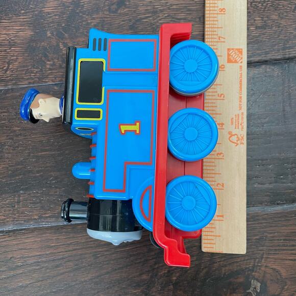 Thomas Train Engine Friction Push N Go Toy & Conductor 2007 Hit Toy Toddler Work - Picture 11 of 11